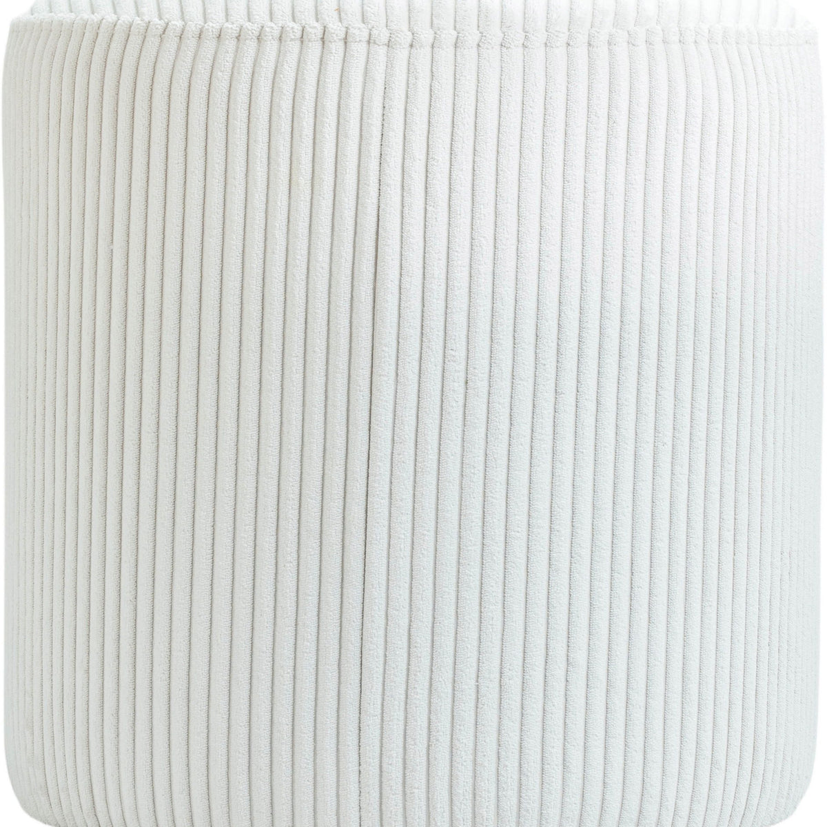 Roy - Round Microsuede Ottoman / Stool