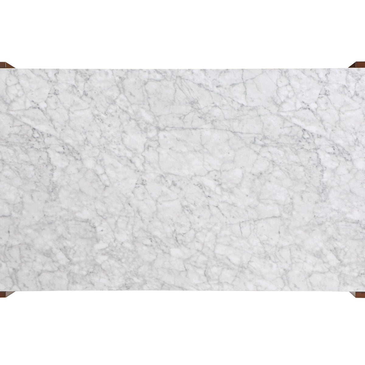 Hettie - Dining Table With Engineered Stone Top - Brown