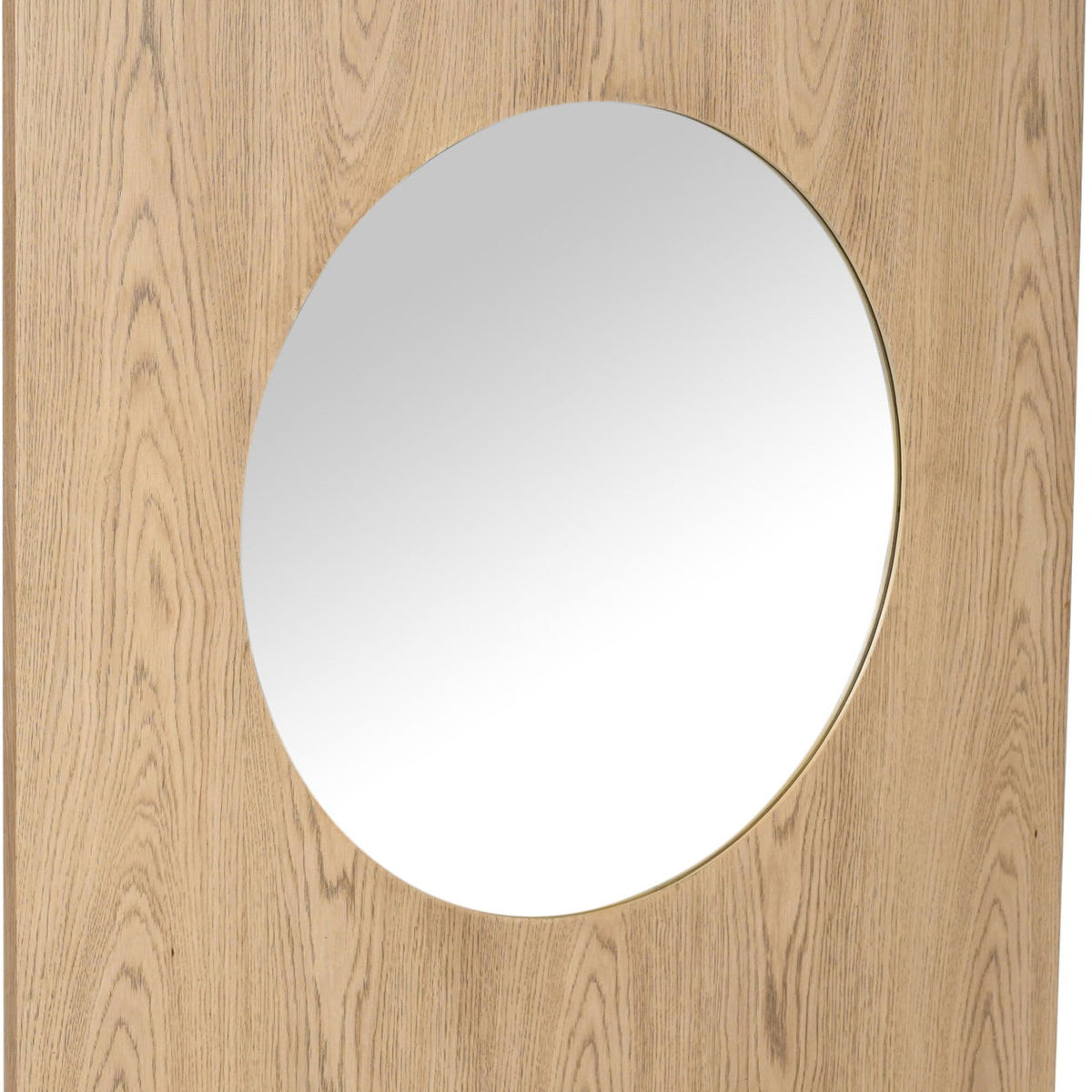 Optic - Oak Wood Frame Mirror
