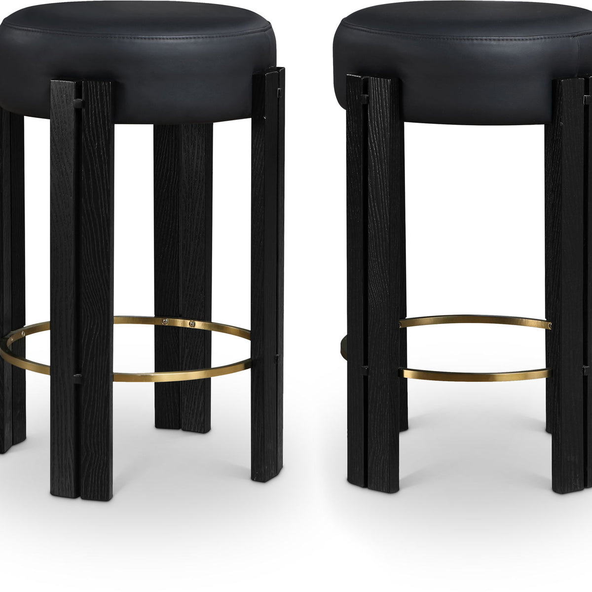 Harrison - Counter Stool With Black Legs