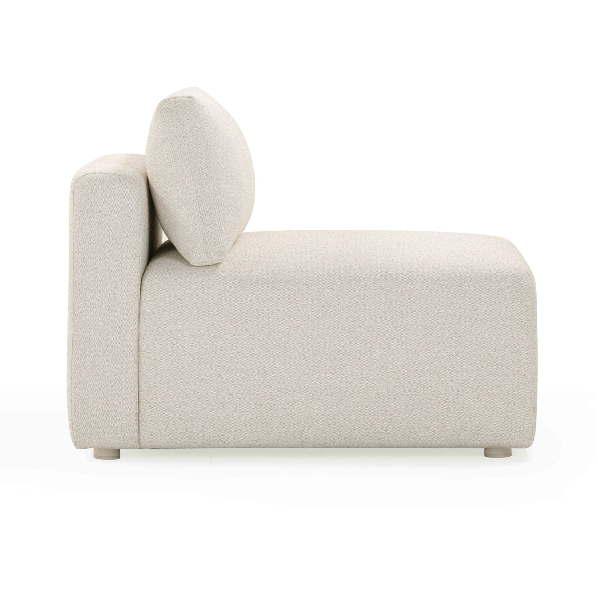 Hangover - Outdoor Modular Armless Chair - Cream