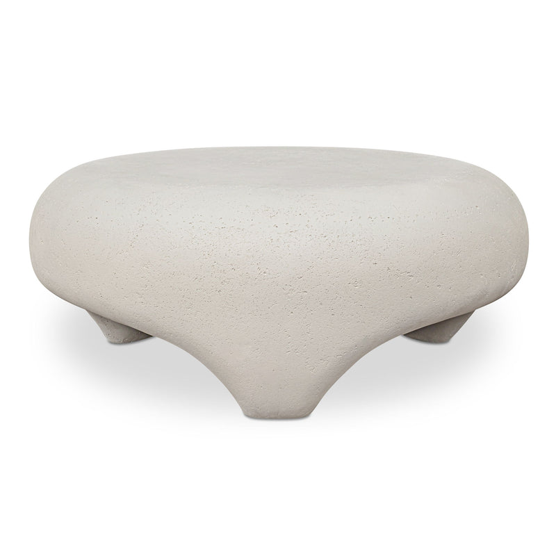 Ines - Outdoor Coffee Table - White