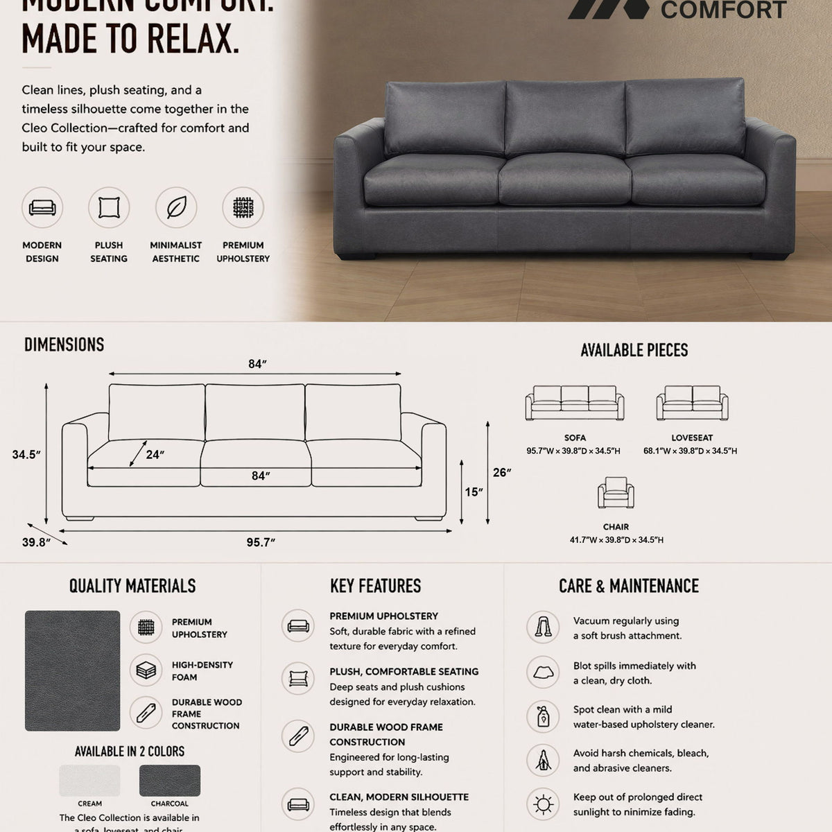 Manhattan Cleo - Sofa