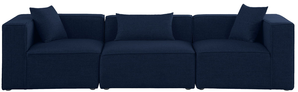 Cube - Linen Modular 3 Seat Sofa