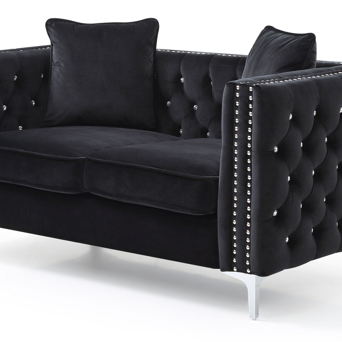 Elegant Track Arm Loveseat