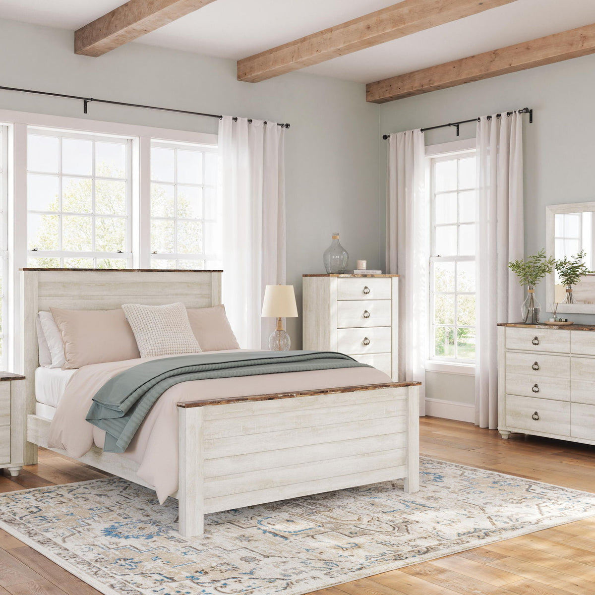 Willowton - Panel Bed
