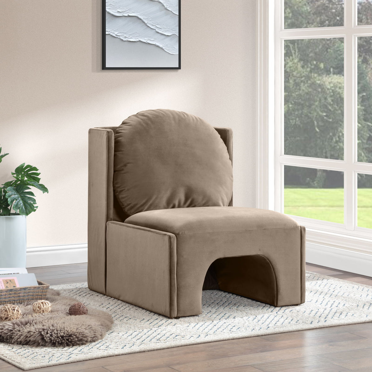 Sigma - Velvet Accent Chair