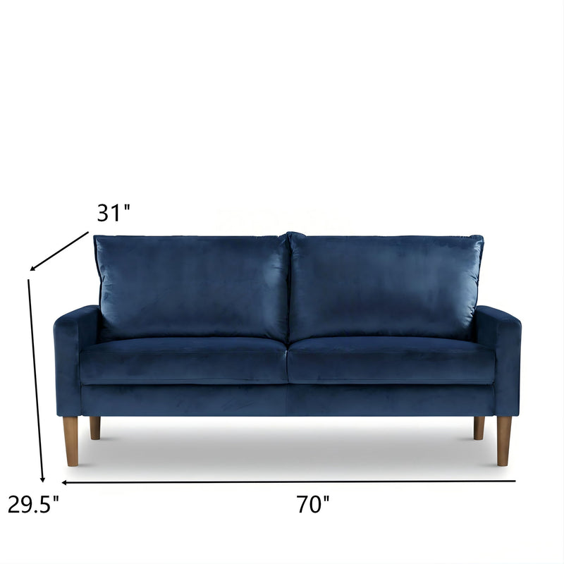 Upholstered Sofa, 3 Seater Couch For Living Room