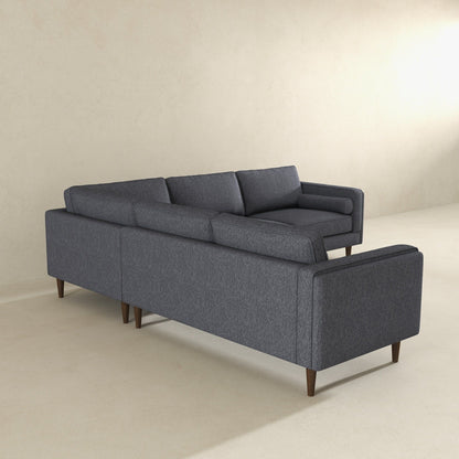 Amber - Velvet Corner Sectional Sofa