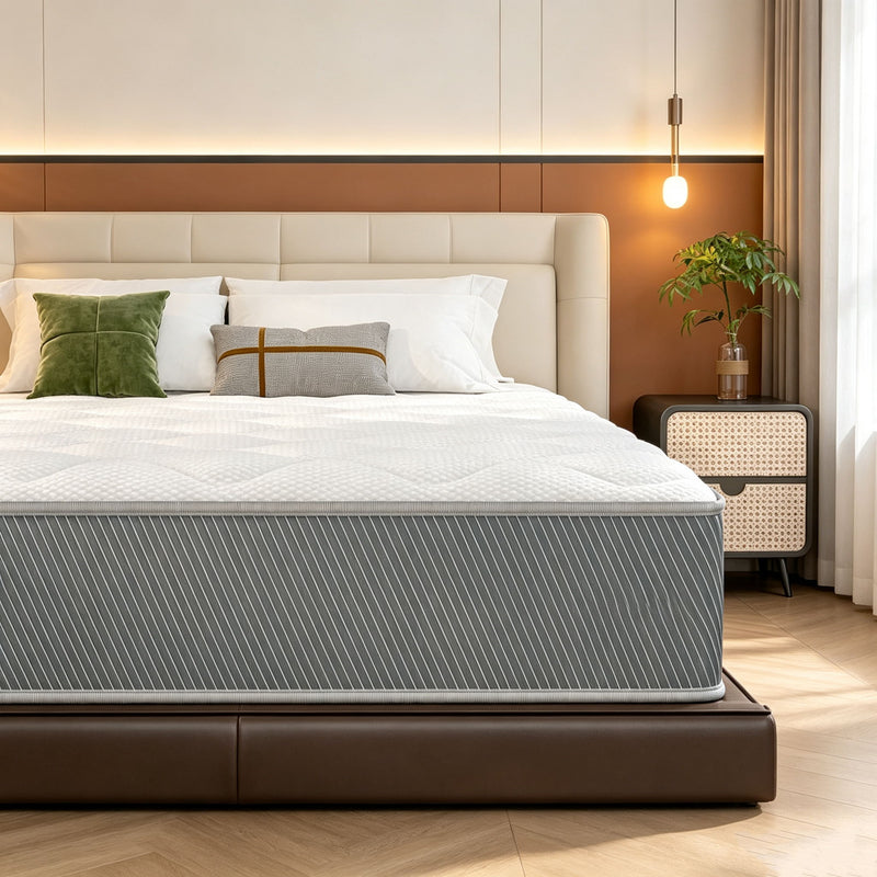 10" Hybrid Mattress With Individual Pocket Coils And Memory Foam