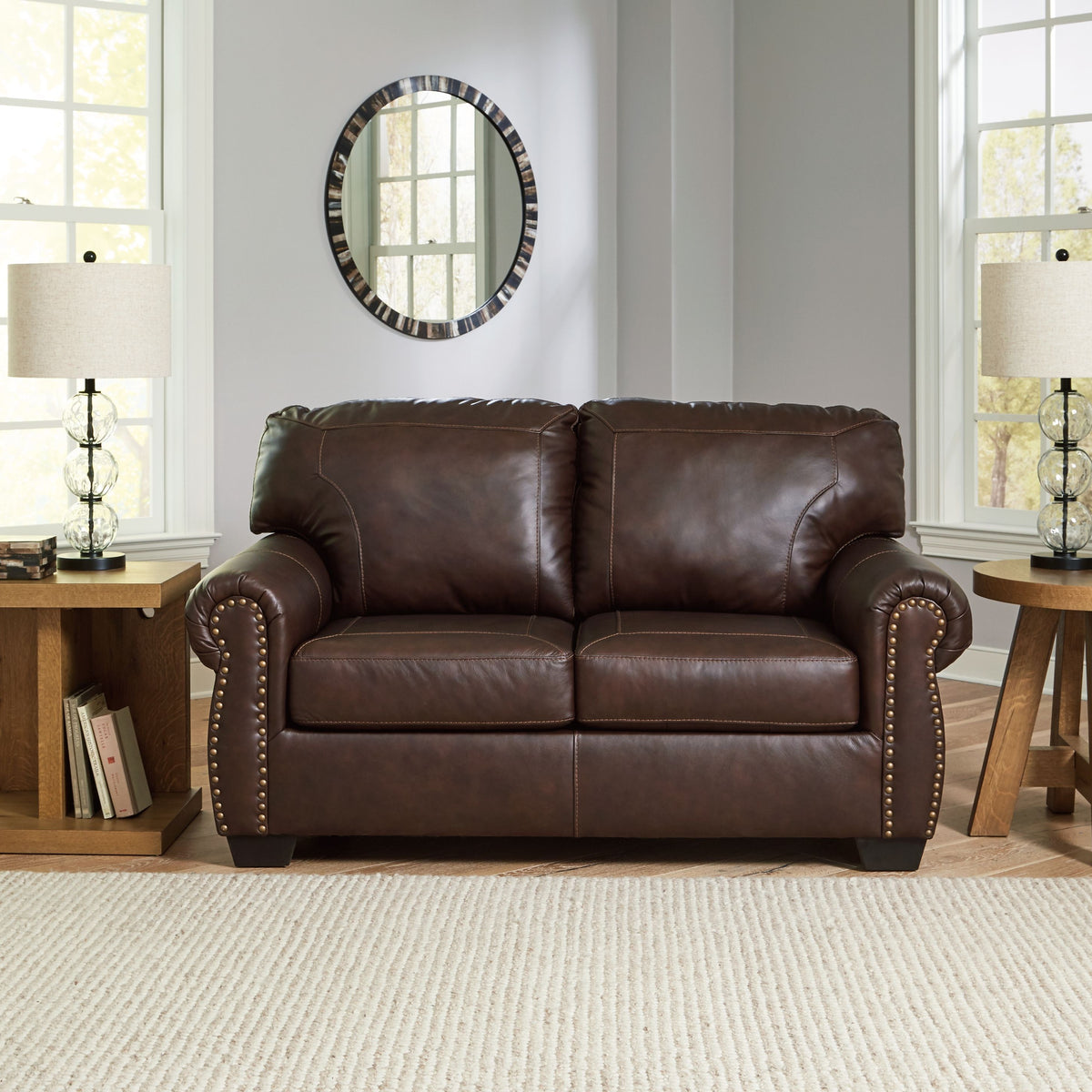 Colleton - Loveseat - Dark Brown