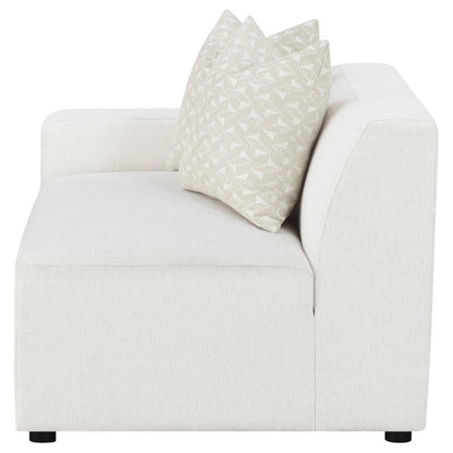 Freddie - Upholstered LAF Chair - Pearl