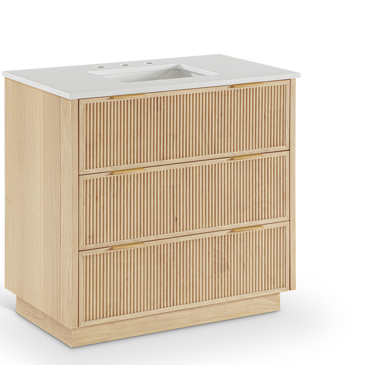 Willard - Engineered Stone And Solid Wood Bathroom Vanity