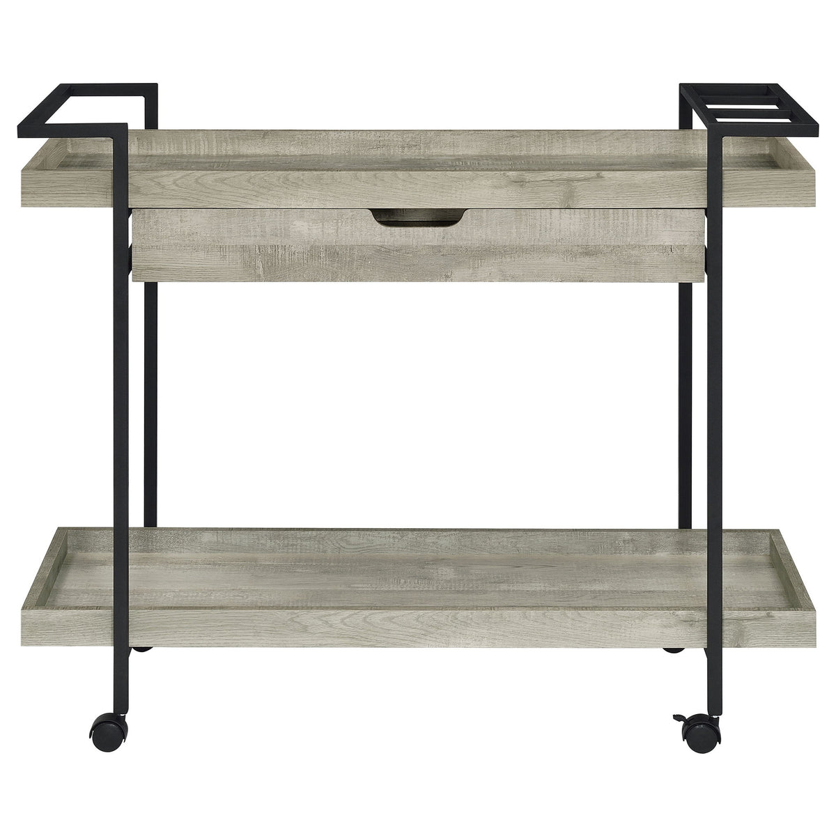 Begonia - 1 Drawer Cart - Driftwood