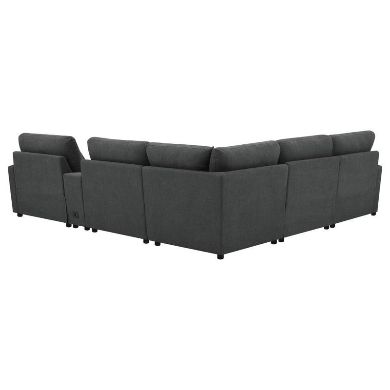 Collins - 6-Piece Modular Power Reclining Sectional