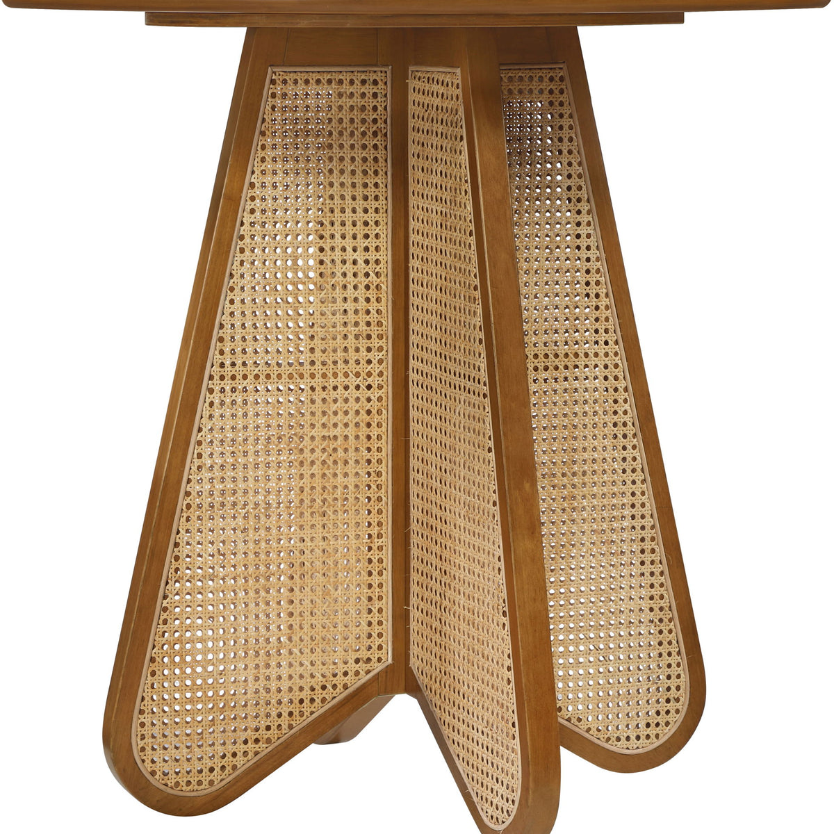 Butterfly - Solid Wood And Natural Cane Table