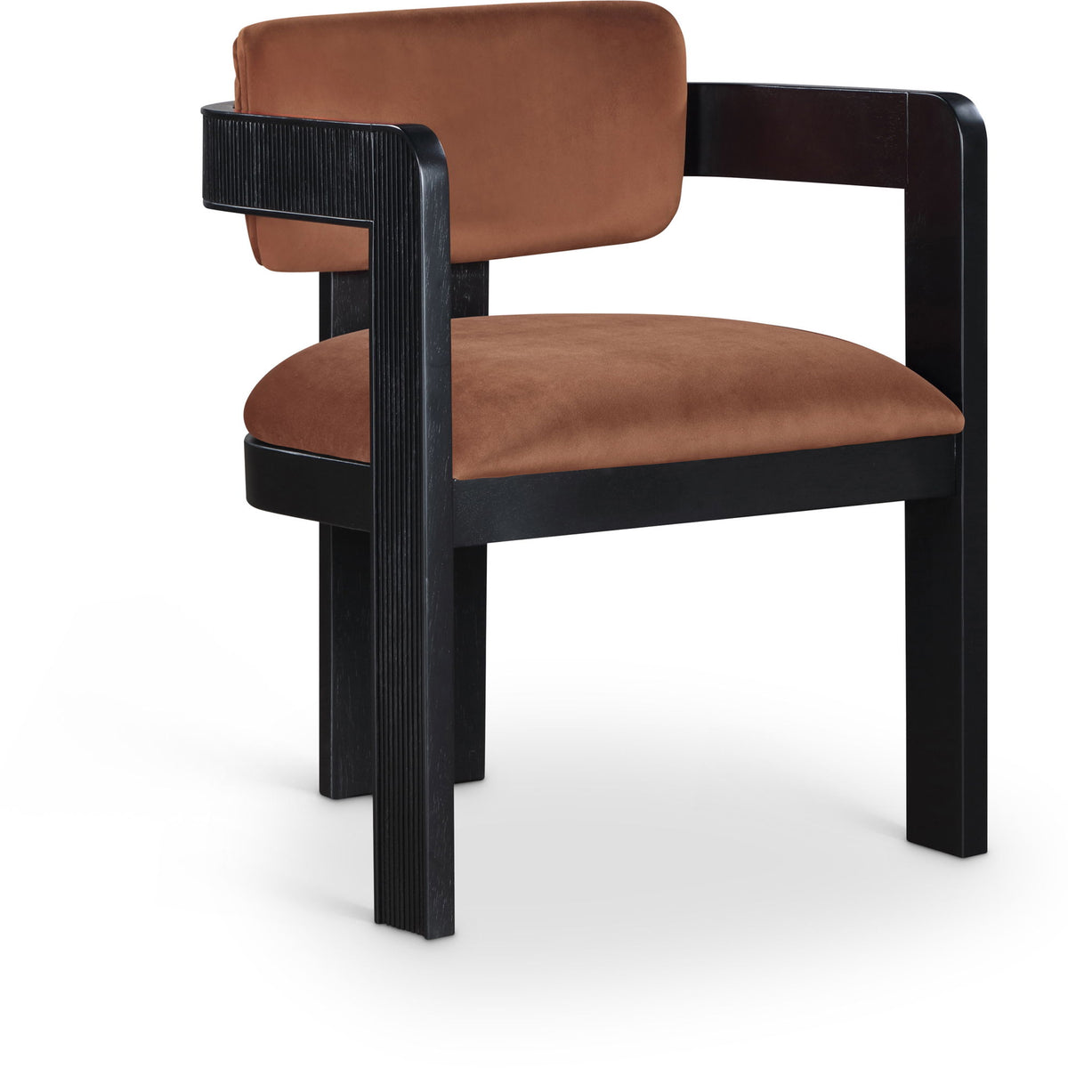 Sacha - Velvet Dining Chair With Black Base (Set of 2)