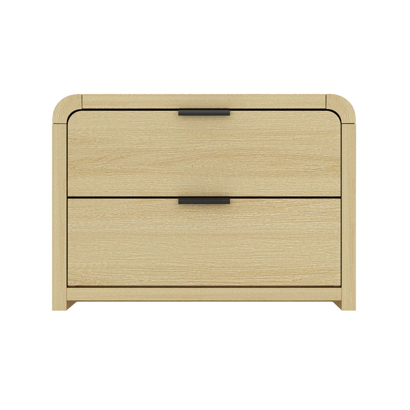 Manhattan Grace - Nightstand With Black Handles