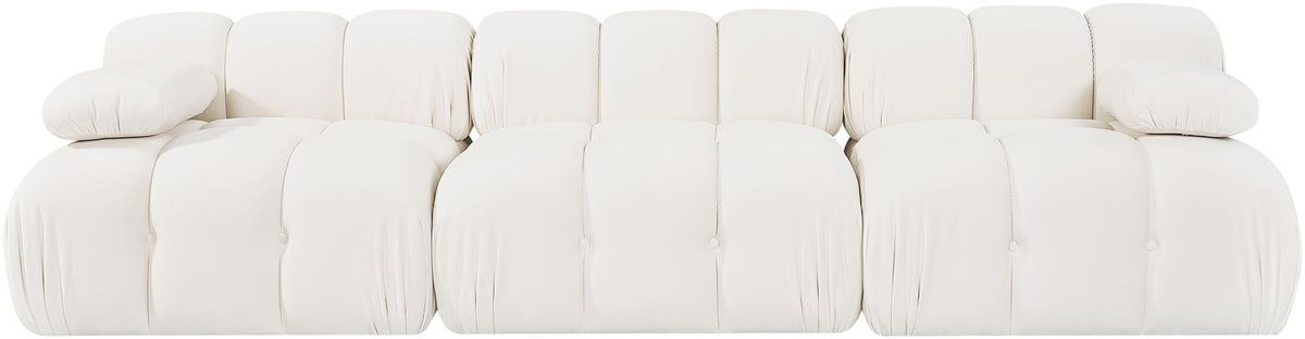 Orin - Velvet 3 Piece Modular Sofa