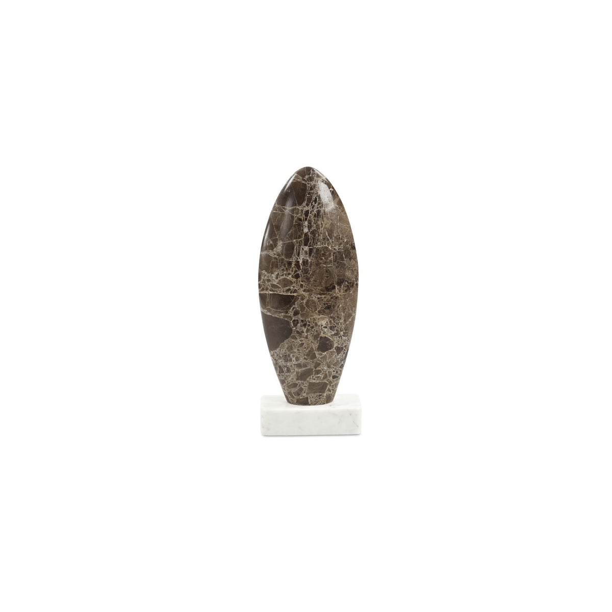 Boda - Sculpture Dark Emperador Marble - Brown