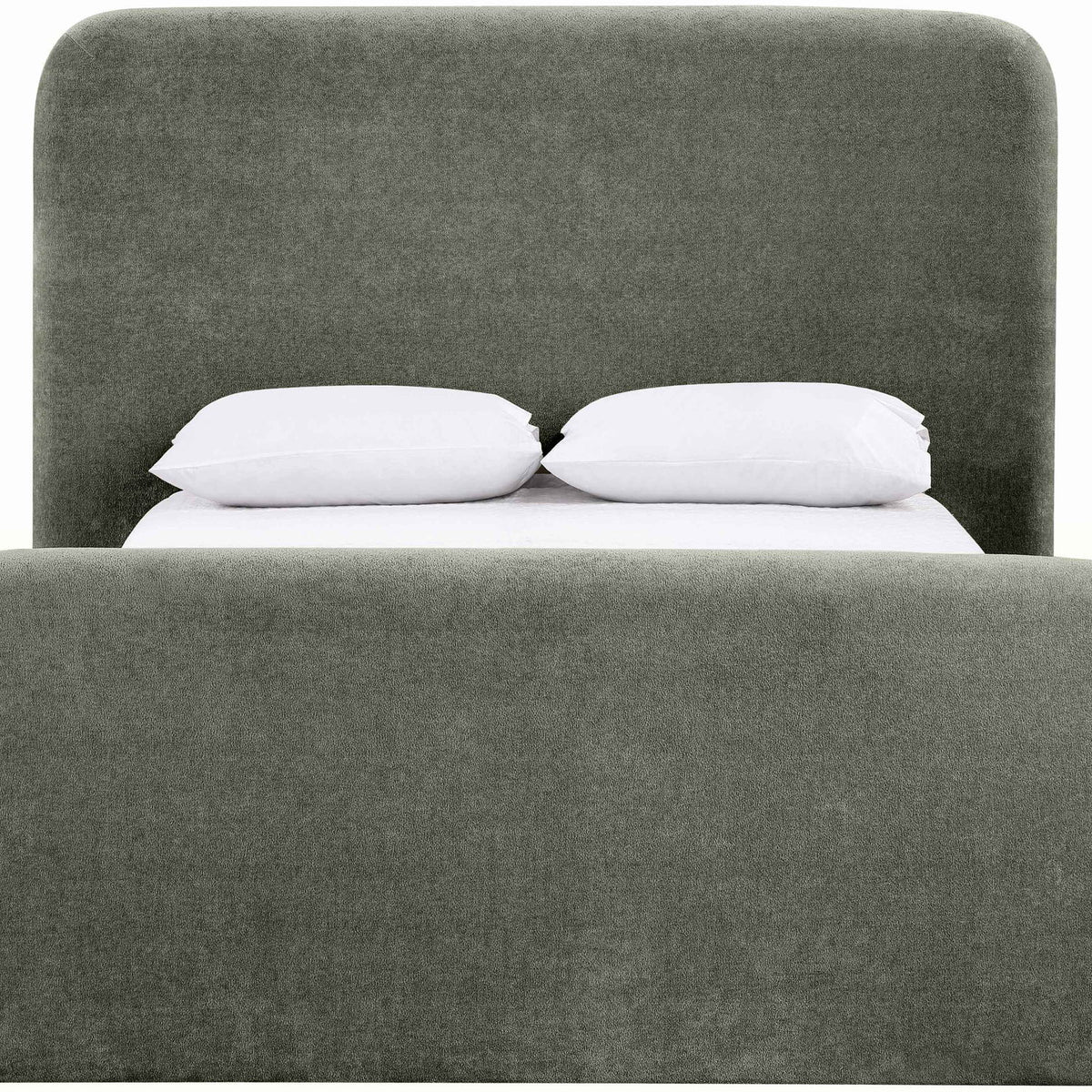 Fira - Chenille Fabric Upholstered Bed