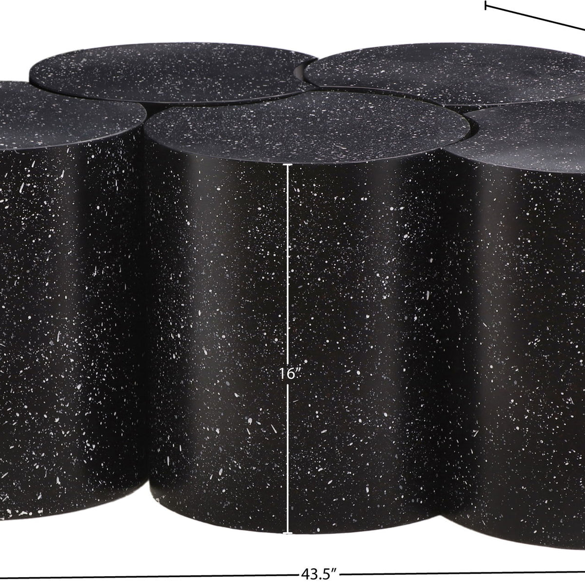 Dimple - 5 Piece Modular Coffee Table - Terazzo Finish