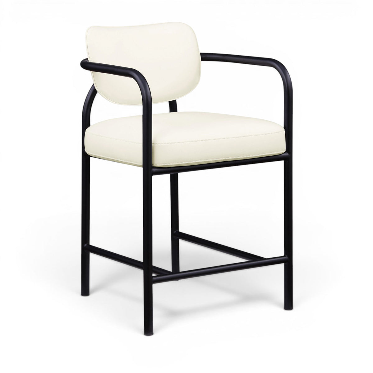 Serava - Vegan Leather Upholstered Bar Stool