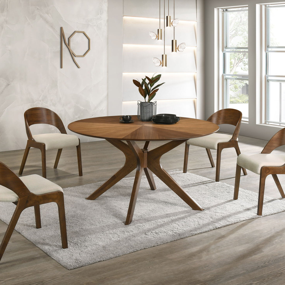 Woodson - Dining Table - Rich Walnut