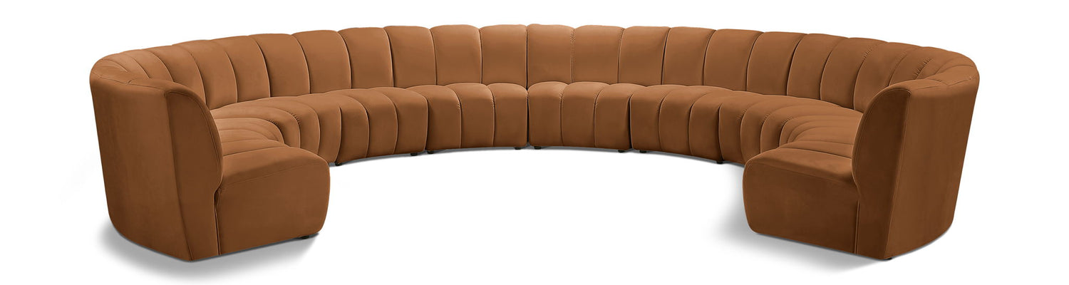 Infinity - 10 Piece Modular Sectional - Saddle