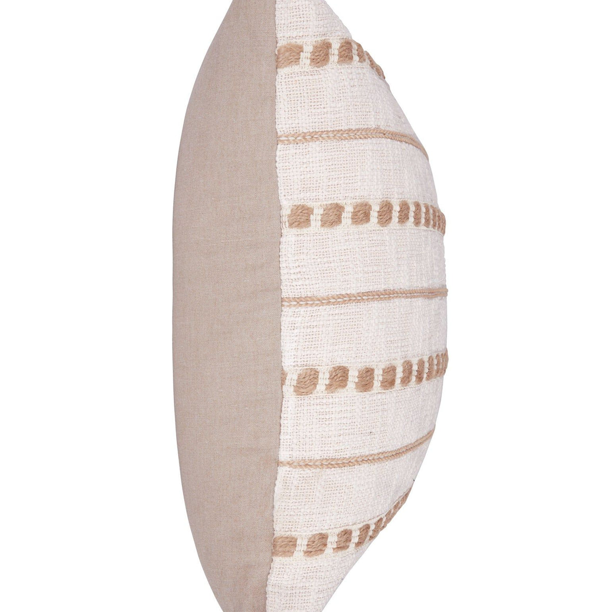 Melange - Lago Pillow - Ivory / Natural