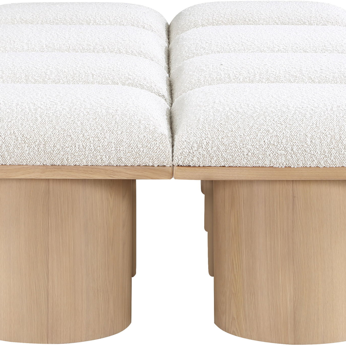 Pavilion - 8 Piece Modular Bench With Natural Base