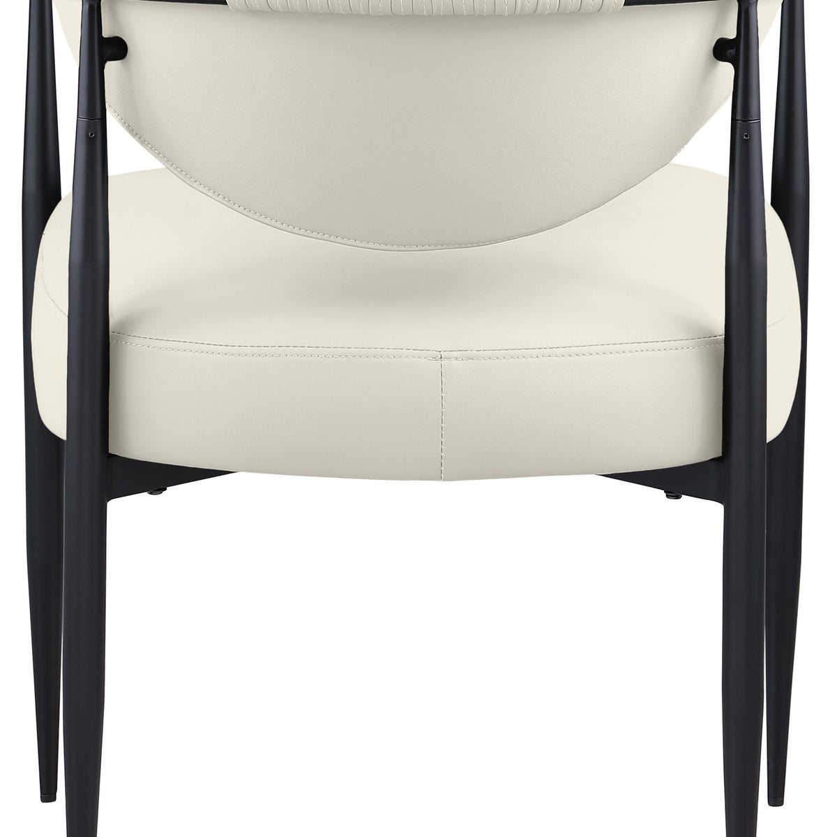 Virella - faux Leather Upholstered Dining Chair (Set of 2) - Black Base