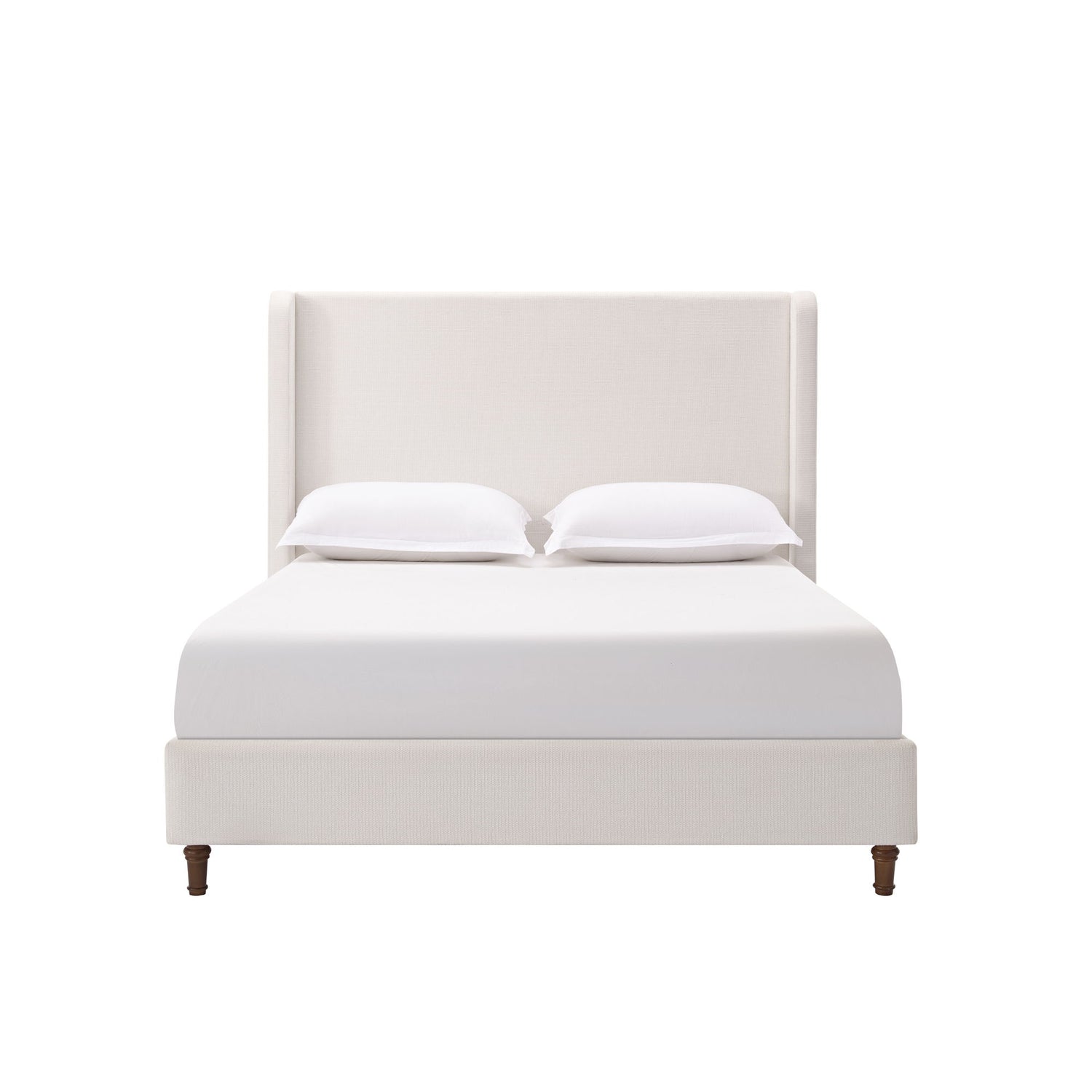 Harper - Tall Headboard Upholstered Bed / High Headboard / Elegant Simplicity / No Box Spring Needed