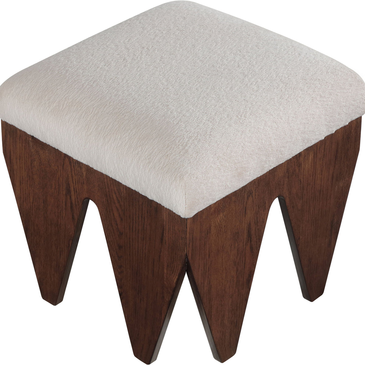 Altair - Fabric Bench - Dark Brown Base
