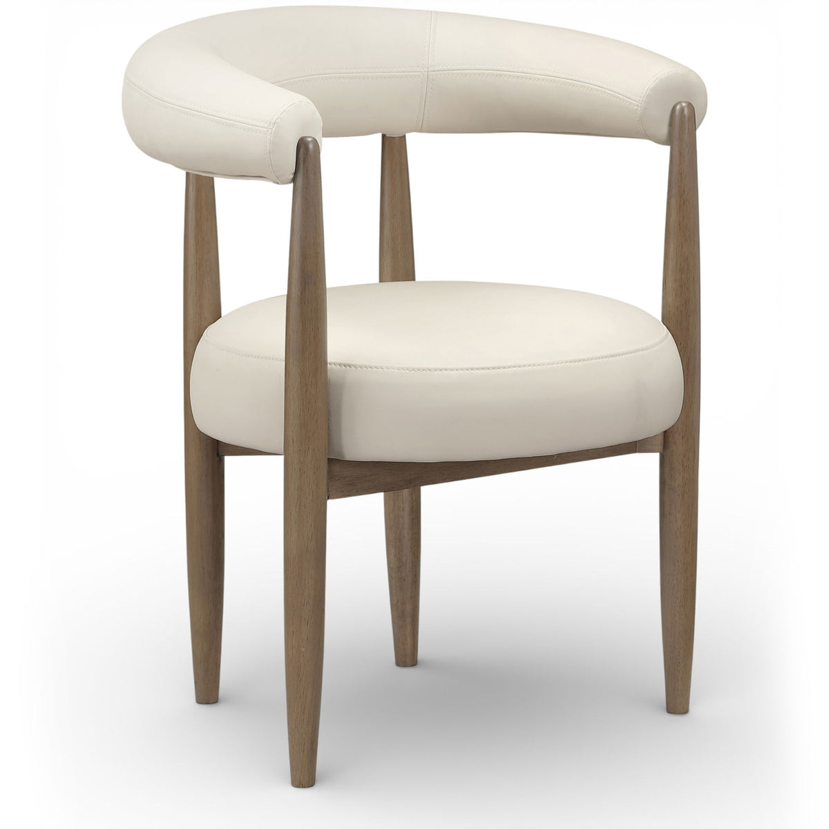 Sable - Vegan Leather Upholstered Dining Chair (Set of 2) - Brown Base
