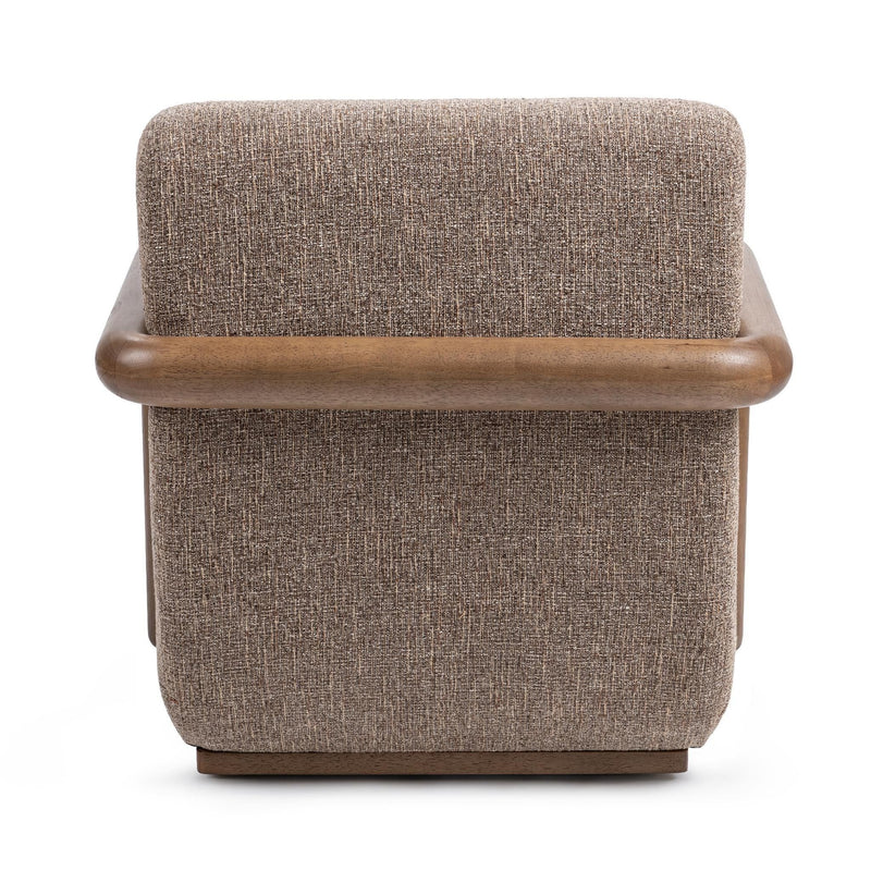 Welson - Swivel Accent Chair - Warm Mocha
