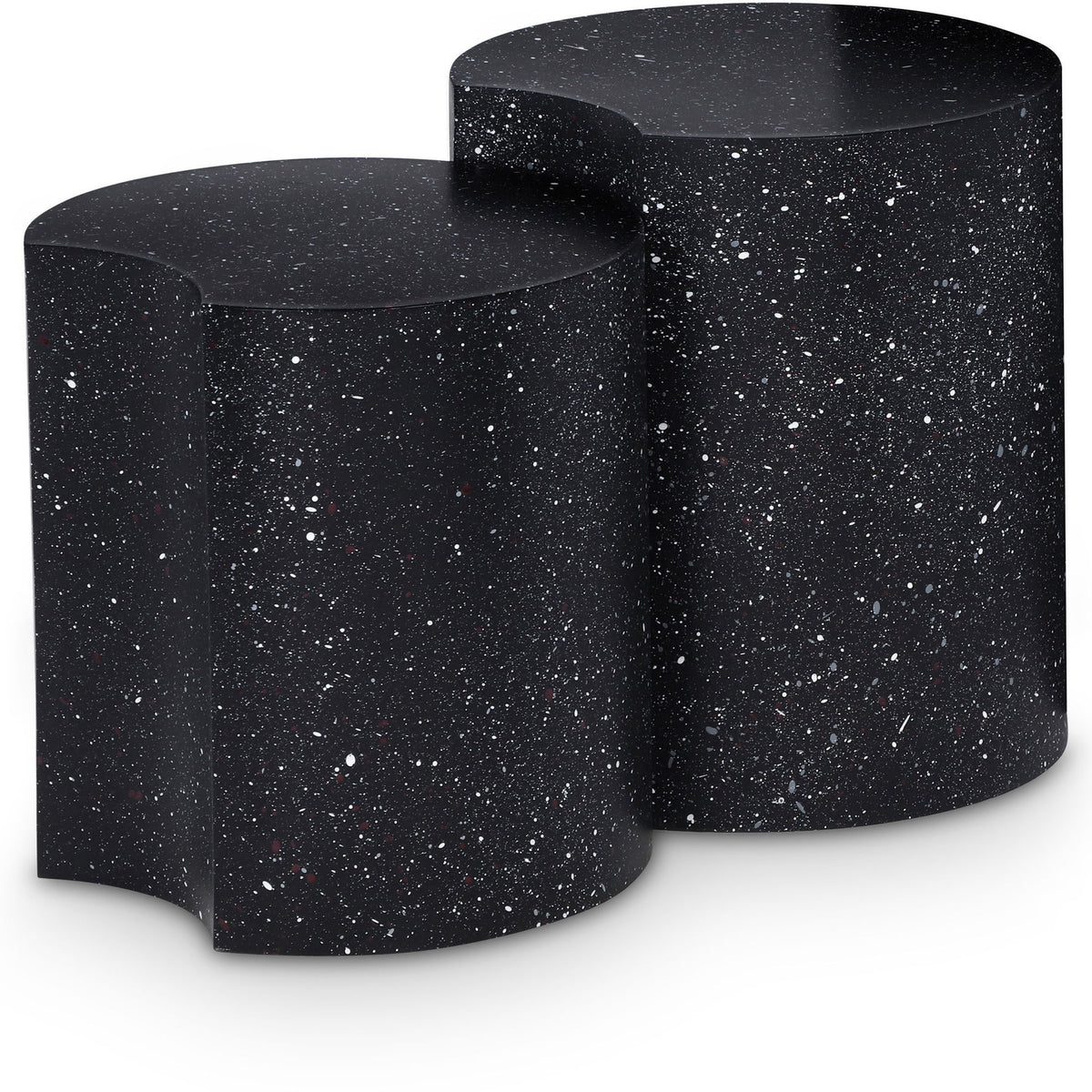 Dimple - Modular End Table - Terazzo Finish