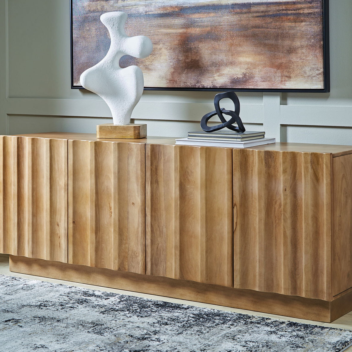 Timkins - Accent Cabinet - White Washed