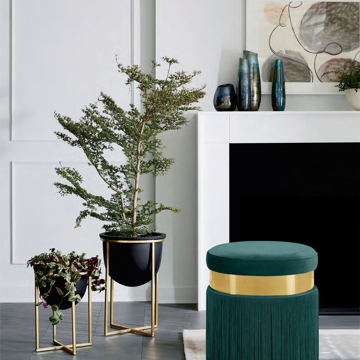 Yasmine - Stool Ottoman