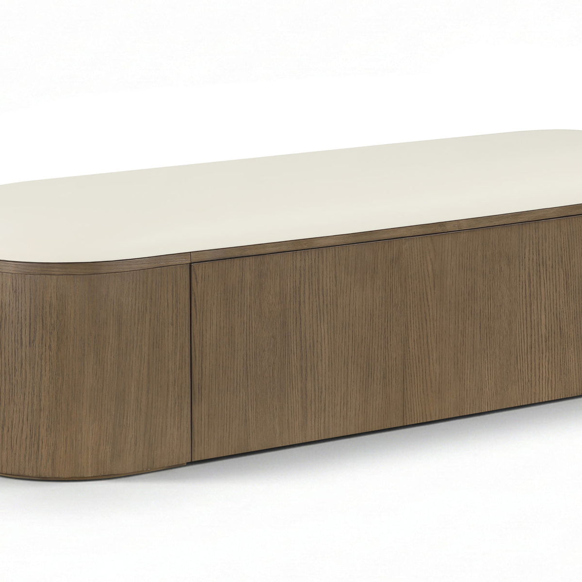 Velden - Upholstered Storage Bench With Stained Brown Base