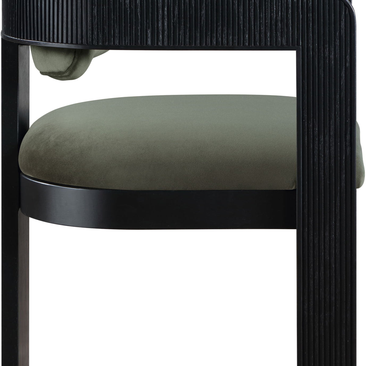 Sacha - Velvet Dining Chair With Black Base (Set of 2)
