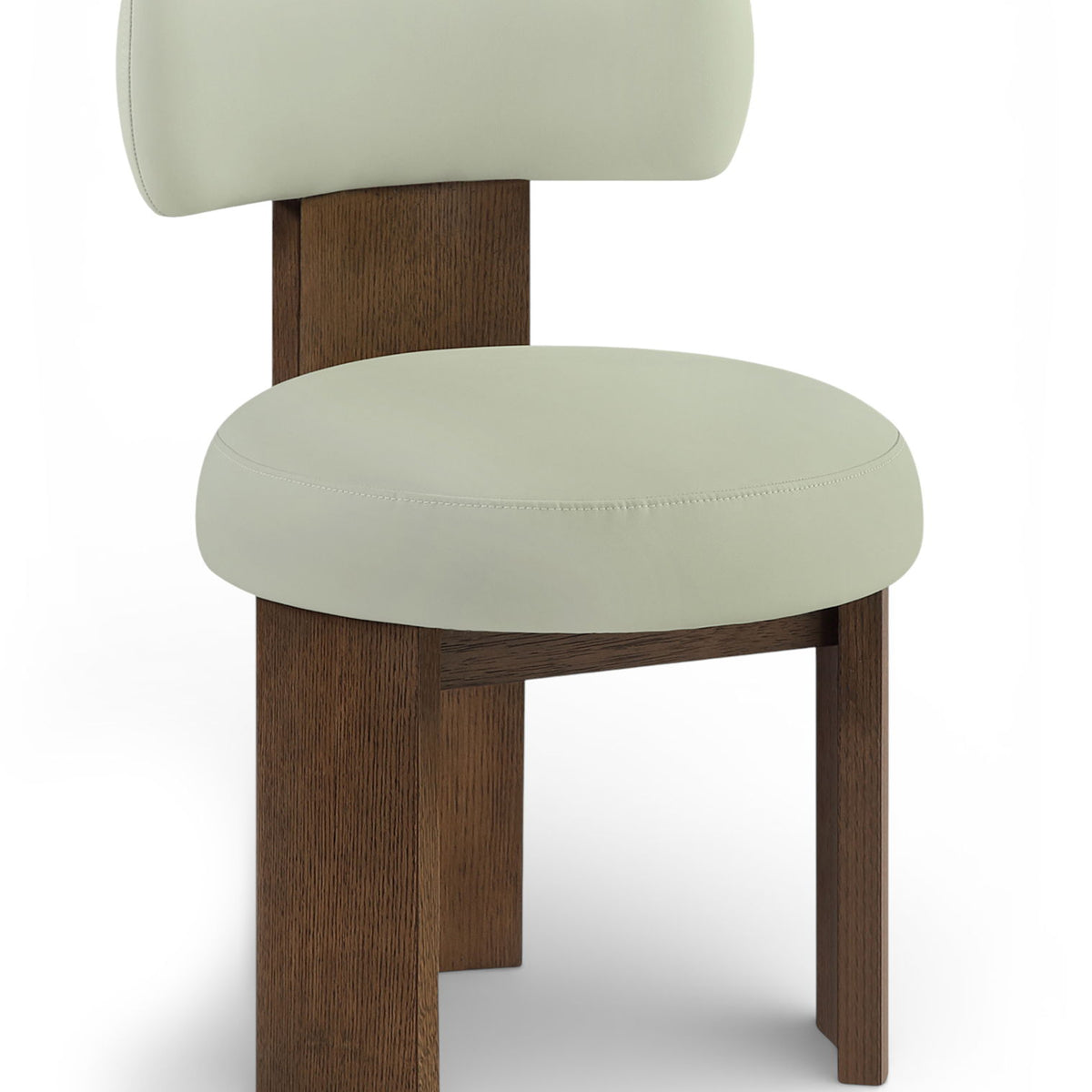 Atelier - Vegan Leather Upholstered Dining Chair (Set of 2) - Painted Brown Frame