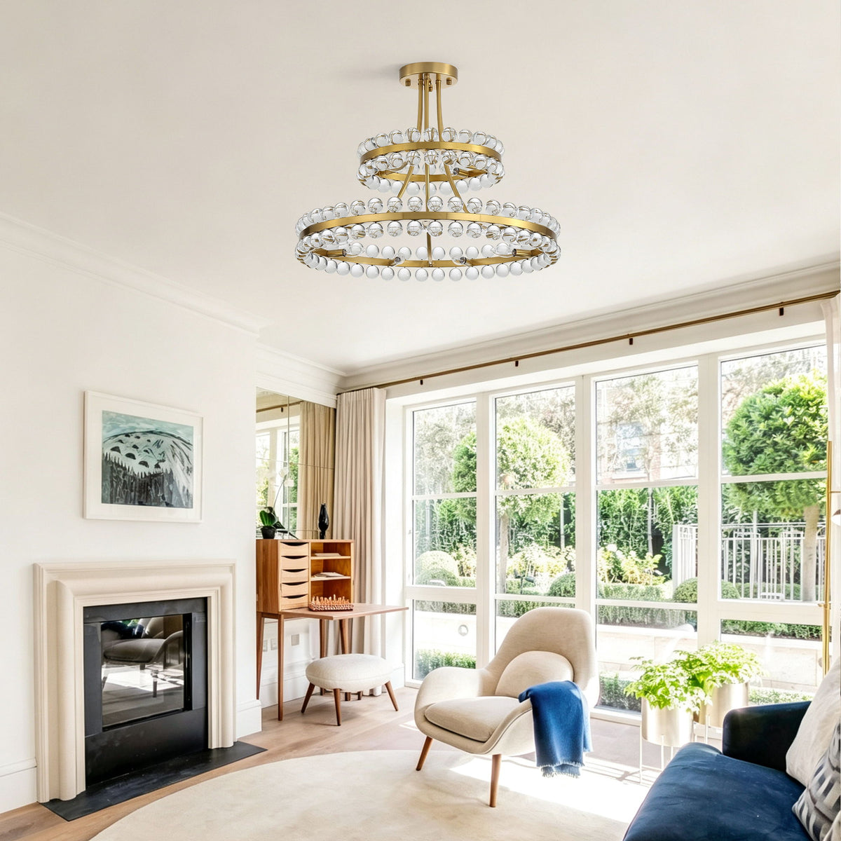 Chandelier, Pendant Light With E12 Sockets