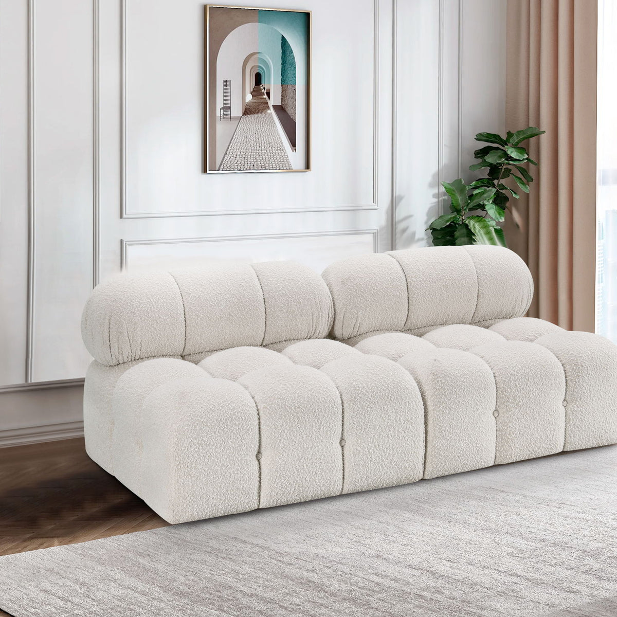 Ames - 2 Seat Modular Armless Sofa