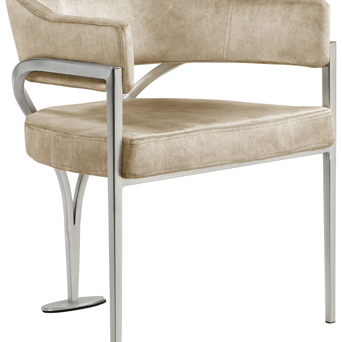 Madelyn - Dining Chair (Set of 2) - Brushed Chrome