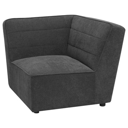 Sunny - Upholstered Corner Chair - Dark Charcoal