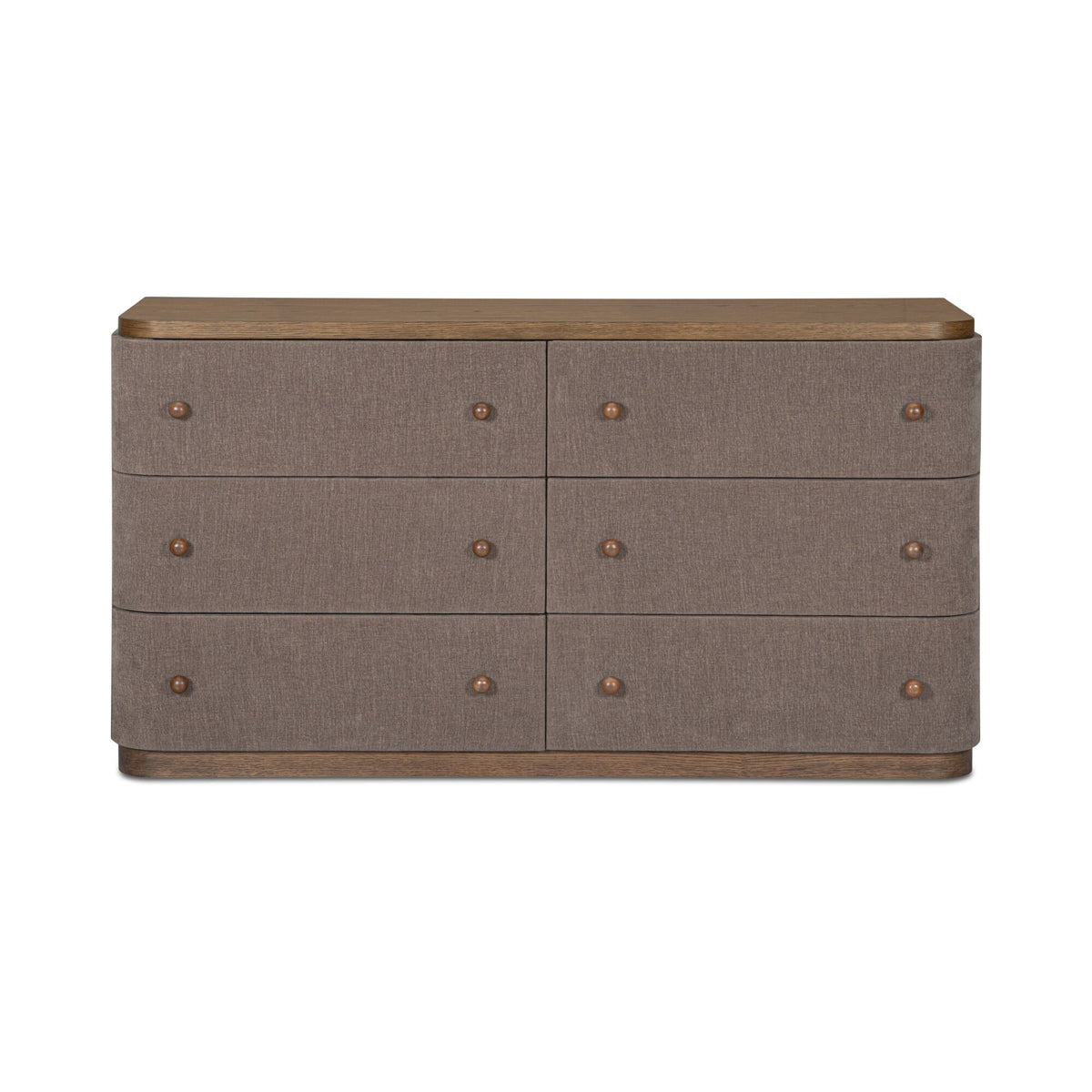 Simone - 6 Drawer Dresser - Brown