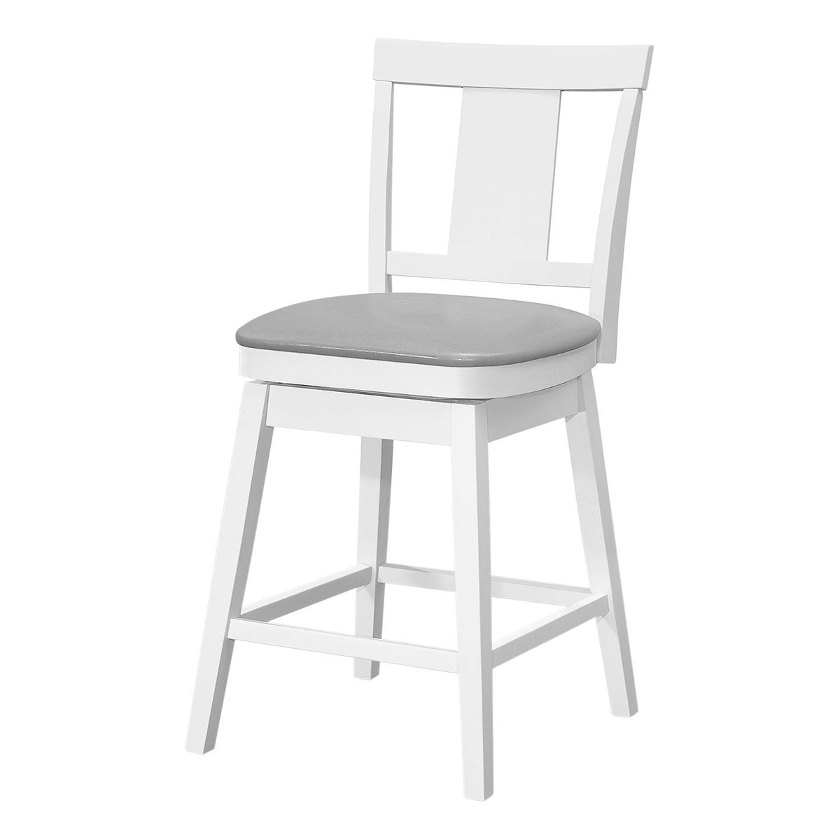 Swivel Bar Stool Counter Height, Transitional (Set of 2)