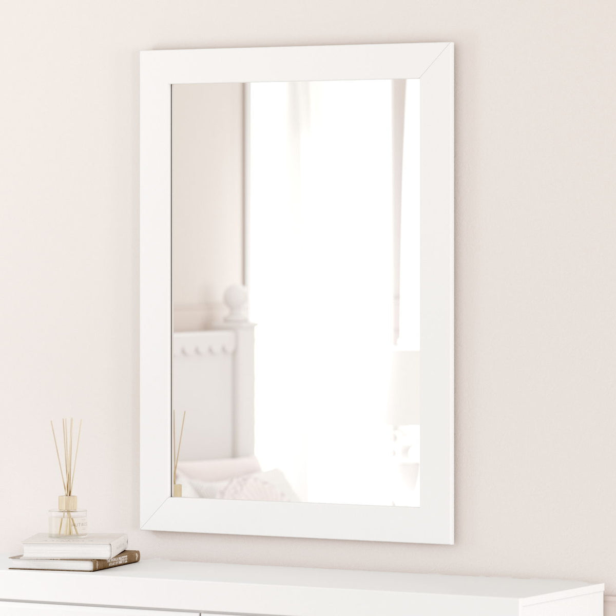 Mollviney - Bedroom Mirror - White
