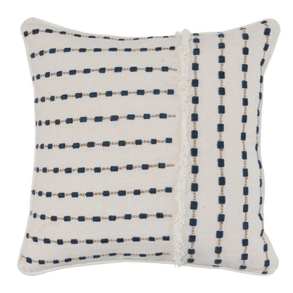 Nomadic Elegance - NE Katia Pillow - Ivory/Navy